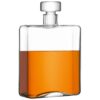 Cask Whisky Oblong Decanter 1L Clear