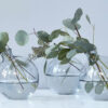 Smoke Sphere Bud Vase