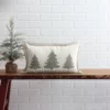 Frosted Tree Toss Cushion