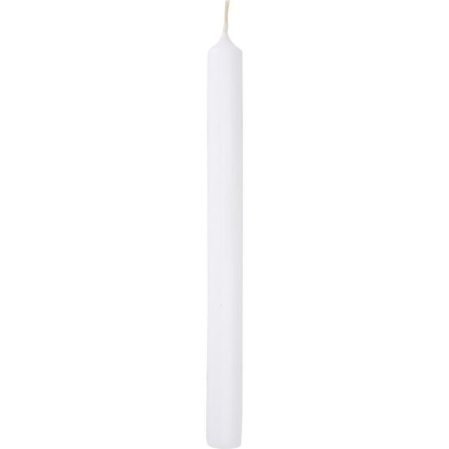 White Taper Candles - Set of 4
