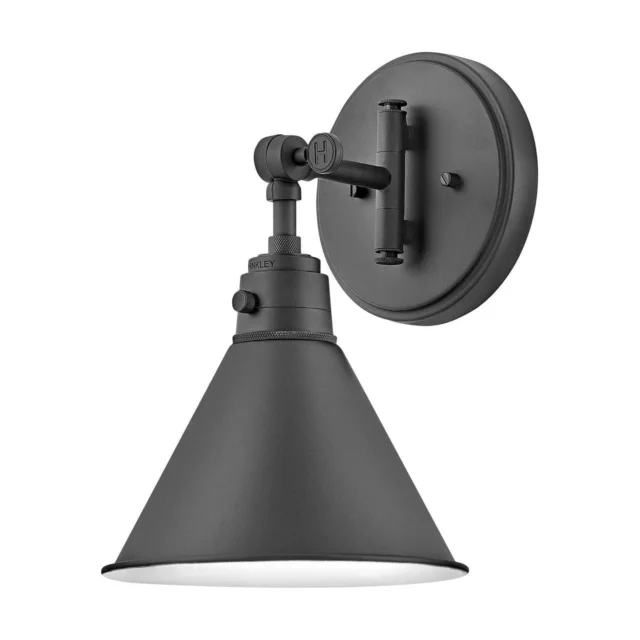 Arti Small Single Light Sconce - Black <BR> Special Order