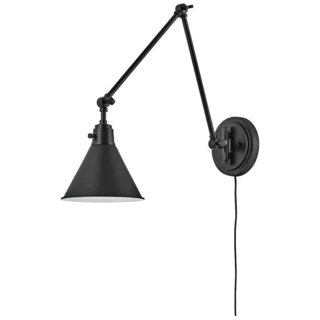 Arti Large Single Light Sconce - Black <BR> Special Order