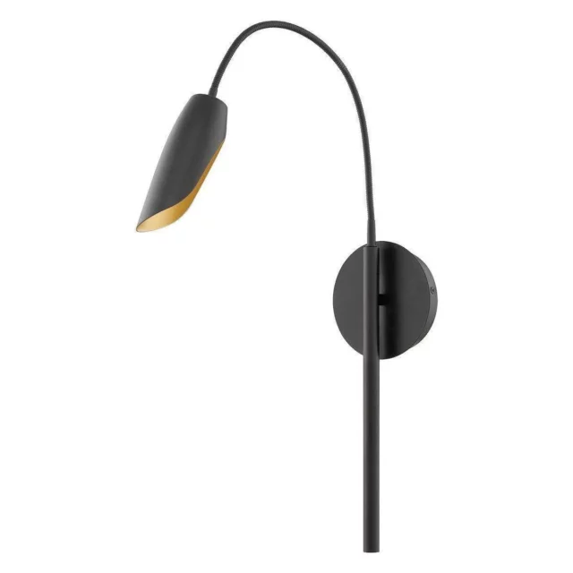 Bowery Single Light Sconce - Black <BR> Special Order