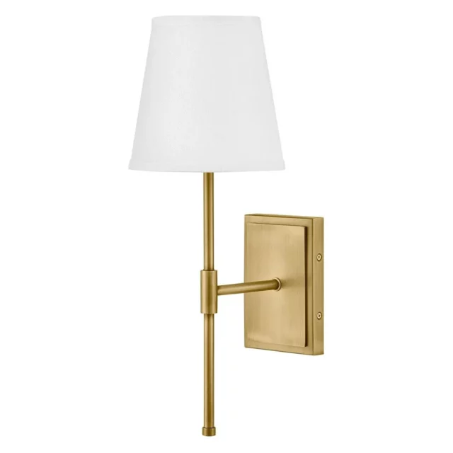 Beale Medium Single Light Sconce - Lacquered Brass <BR> Special Order