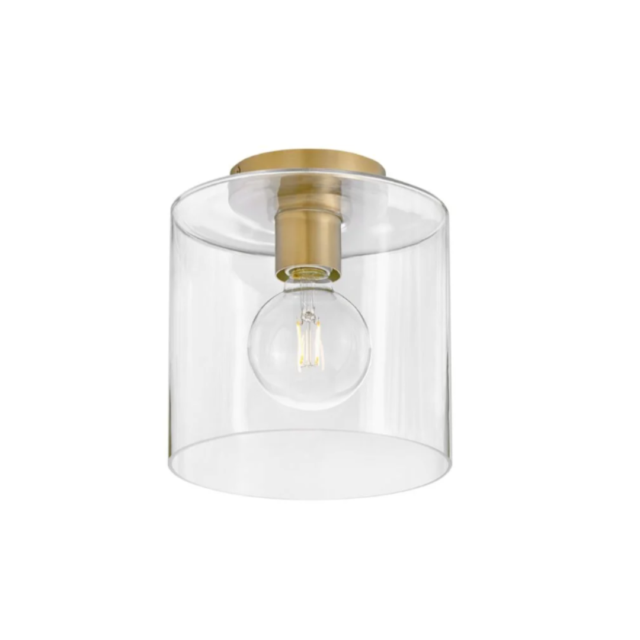 Pippa Extra Small Flush Mount - Lacquered Brass<BR> Special Order